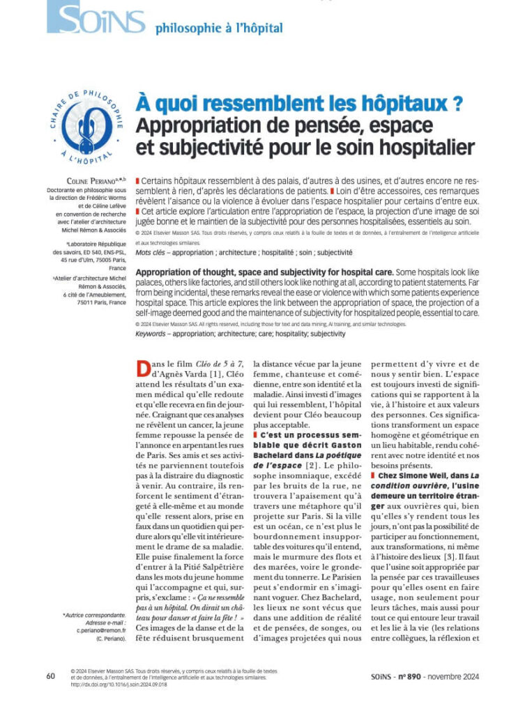 Article CP in Soins