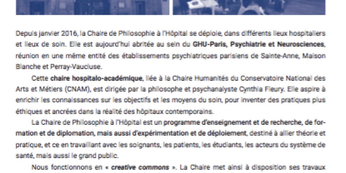 Brochure de présentation de la Chaire